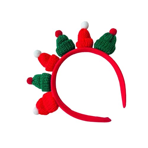 BIGULA Bunte Weihnachtsmannmütze, Stirnband, Weihnachtsdekoration, Neujahrsdekoration, Familienfeier-Kopfschmuck BIGULA Bunte Weihnachtsmannmütze, Stirnband, Weihnachtsdekoration, Neujahrsdekoration, Familienfeier-Kopfschmuck von BIGULA