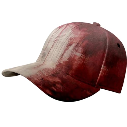 BIGULA Creep Halloween-Baseballmütze für verschiedene Partys, Uni-Baseballmützen für Kostüm-Enthusiasten, Halloween-Requisiten, Kopfbedeckung von BIGULA