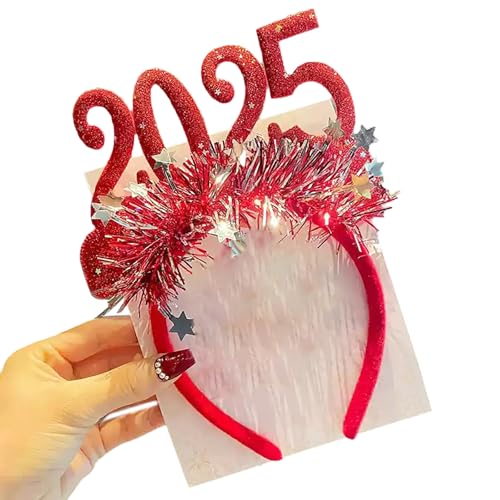 BIGULA Festival 2025 Weihnachten Stirnband Mode Kopfschmuck Bequemes Kostüm Haarband Geeignet Für Enthusiasten Und Kinder von BIGULA
