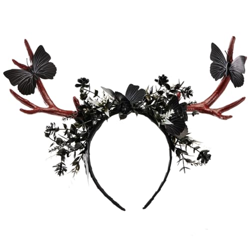 BIGULA Geweihhorn, Teufelshorn, Stirnbänder für Halloween, Karneval, Cosplay, Party, handgefertigt, Gothic, Party, Kostüm, Teufelsgeweih BIGULA Geweihhorn, Teufelshorn, Stirnbänder für Halloween, Karneval, Cosplay, Party, handgefertigt, Gothic, Party, Kostüm, Teufelsgeweih von BIGULA