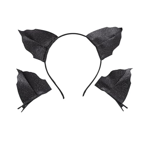 BIGULA Haarreif für Erwachsene, Cosplay, Fledermausflügel, Stoff, Haarspange, Make-up, Maskeraden, Party, Musik, Festivals, Rollenspiele, Kopfschmuck BIGULA Haarreif für Erwachsene, Cosplay, Fledermausflügel, Stoff, Haarspange, Make-up, Maskeraden, Party, Musik, Festivals, Rollenspiele, Kopfschmuck von BIGULA
