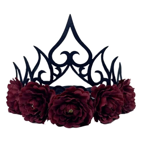 BIGULA Halloween-Blumen-Haarbänder, Kostümpartys, Kopfbedeckung, langlebig, bequemes Haarband für Themenpartys und Rollenspiele BIGULA Halloween-Blumen-Haarbänder, Kostümpartys, Kopfbedeckung, langlebig, bequemes Haarband für Themenpartys und Rollenspiele von BIGULA
