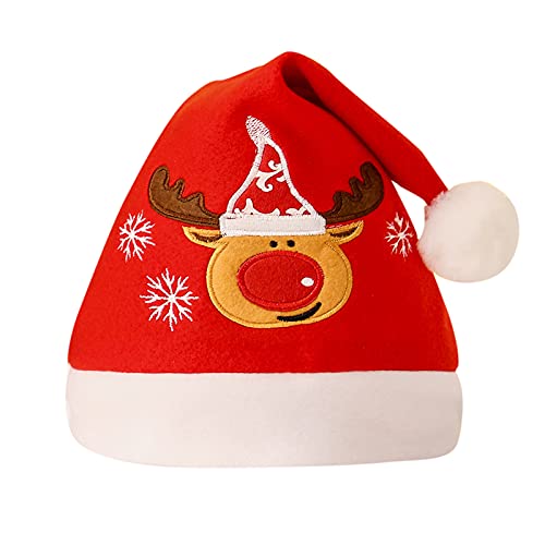 BIISDOST Mütze für Erwachsene, Weihnachtsmann, Weihnachten, Uni, für Party, Urlaub, Baseballmützen, 1776, Größe J, Einheitsgröße BIISDOST Mütze für Erwachsene, Weihnachtsmann, Weihnachten, Uni, für Party, Urlaub, Baseballmützen, 1776, Größe J, Einheitsgröße von BIISDOST