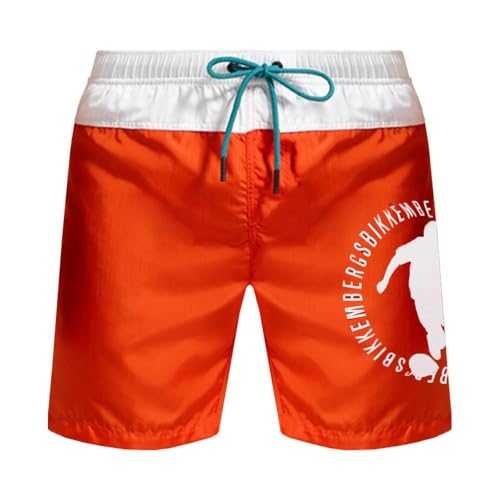 BIKKEMBERGS BOXER MARE BIANCO/ARANCIO Bianco BIKKEMBERGS BOXER MARE BIANCO/ARANCIO Bianco von BIKKEMBERGS