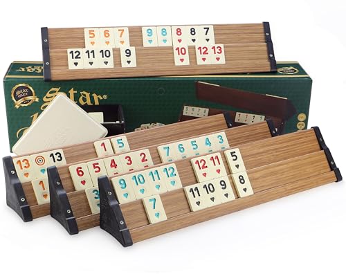 SEMUS - Star Holz Optik Rummy Set Okey mit Melamin Steine Plastik Okey TAKIMI SEMUS - Star Holz Optik Rummy Set Okey mit Melamin Steine Plastik Okey TAKIMI von BIKONEIREI