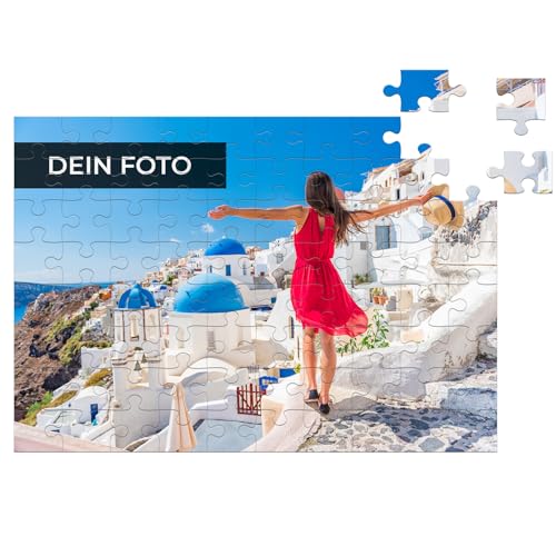Fotopuzzle mit eigenem Motiv | Puzzle zum selbst gestalten | Personalisierter Geschenkartikel | Verschiedene Größen | 120 Teile (28,5x40 cm) | Hochformat von BILDER DE