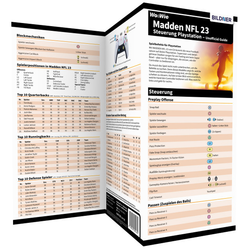 MADDEN NFL 23 - Steuerung Playstation - Unofficial Guide von BILDNER Verlag