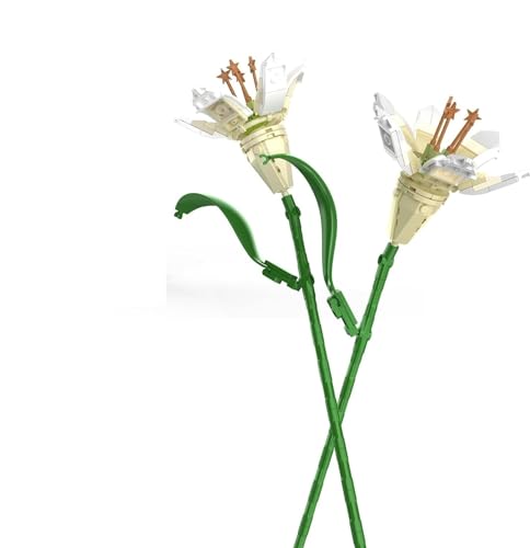 SPIRITS Blumen-Bausets for Erwachsene, niedliche botanische Sammlungsbausteine, kreieren Sie künstliche Blumensträuße, Pflanzen, Raum- und Bürodekoration, Geschenke for Frauen, Teenager, Mädchen (322 von BILIZA