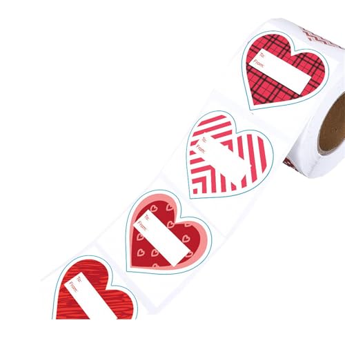 60 Stück/Packung herzförmige Aufkleber, 5,1 x 5,8 cm, Valentinstags-Etiketten, abnehmbare Versiegelungsaufkleber zum Basteln, Dekorieren 60 Stück/Packung herzförmige Aufkleber, 5,1 x 5,8 cm, Valentinstags-Etiketten, abnehmbare Versiegelungsaufkleber zum Basteln, Dekorieren von BINGGA