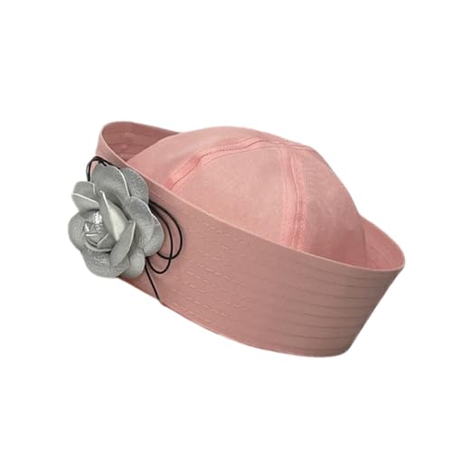 BINGGA 3D Rose Kapitän Hut Kostüm für Damen Teenager für Matrosen Party Wear Mädchen Kostüm Cosplay BINGGA 3D Rose Kapitän Hut Kostüm für Damen Teenager für Matrosen Party Wear Mädchen Kostüm Cosplay von BINGGA