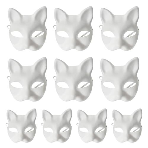 BINGGA DIYS unlackiertes Pappmaché-Kostüm, Halloween-Kostüme für Kinder und Erwachsene BINGGA DIYS unlackiertes Pappmaché-Kostüm, Halloween-Kostüme für Kinder und Erwachsene von BINGGA