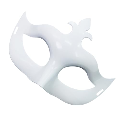 BINGGA Faschingskostüm Schmetterling Maskerade halbes Gesicht Halloween Kostüm weiß für Party Karneval von BINGGA