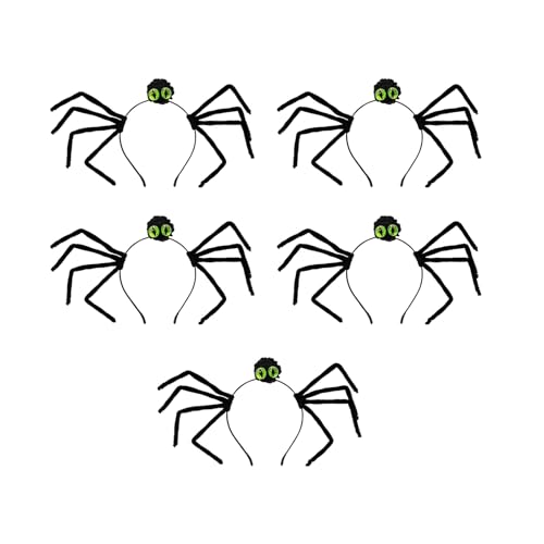 BINGGA Halloween Kostüm Stirnband 3D Spinnen Bühne Kopfbedeckung Halloween Party Requisiten Spinnen Stirnband Zubehör von BINGGA