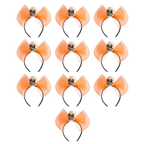 BINGGA Halloween-Party-Haar-Accessoire, einzigartige Schleifen-Haarbänder, Halloween-Themen-Haarbänder für Maskeraden und Horror-Partys von BINGGA
