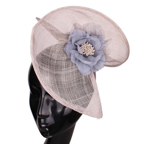 BINGGA Luxuriöses Netz-Blumen-Stirnband, Zylinderhut, Stirnbänder, Cosplay-Haarteile, Haardekor, verleiht jedem Outfit Raffinesse von BINGGA