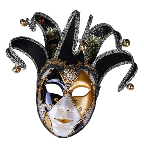 BINGGA Maskerade Gesicht für Damen Herren Halloween Gesicht Halloween Cosplay Gesicht Maskerade Vollgesicht von BINGGA