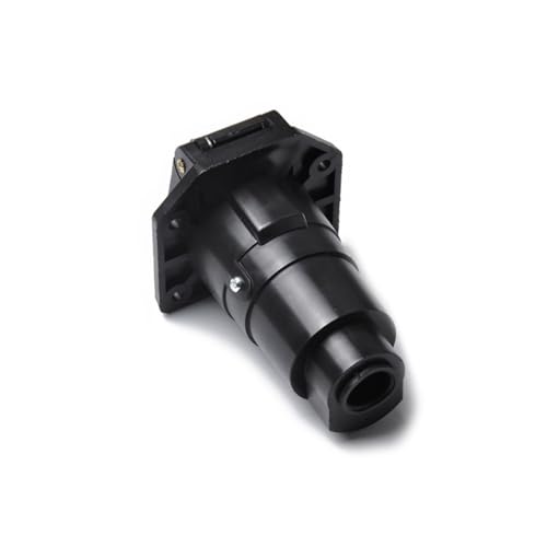BINGNU 12 V 7 Pin Anhänger Adapter Kabelbaum Stecker Auto RV Anhänger Anhängerkupplung Abschleppen wasserdichte Steckdose mit Kunststoff Kappe Zubehör für Wohnmobilteile von BINGNU