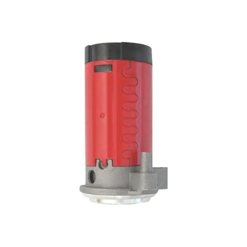 BINGNU Lufthupe for LKW, 12 V/24 V, 150 dB, LKW-Lufttrompetenhorn, Bootszubehör for Batterie, Auto, Cabrio, Auto, SUV, Wohnmobil, Zü, Boote Zubehör für Wohnmobilteile(Red 12V) von BINGNU