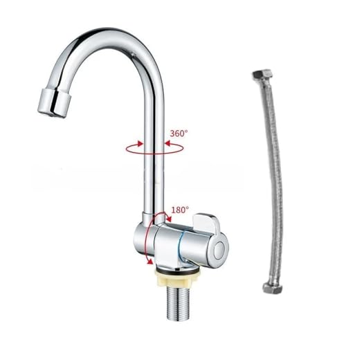 BINGNU Wohnwan-Klapphahn, 360 drehbar, Spültischarmatur, Küche, Badezimmer, Wohnmobil, Marine, Kalt- und Warmwasserhahn, Boot, Wohnmobil, Camper-Zubehör Zubehör für Wohnmobilteile(Single Cold Faucet) BINGNU Wohnwan-Klapphahn, 360 drehbar, Spültischarmatur, Küche, Badezimmer, Wohnmobil, Marine, Kalt- und Warmwasserhahn, Boot, Wohnmobil, Camper-Zubehör Zubehör für Wohnmobilteile(Single Cold Faucet) von BINGNU