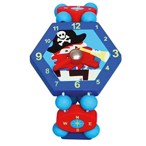 Bino & Mertens 9086037 Piraten Bracelets, Mehrfarbig, 4x1,5x8 von Bino world of toys