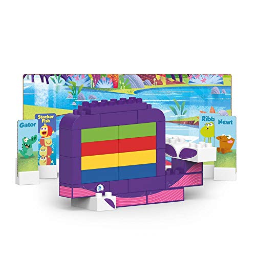 BiOBUDDi BB-0154 - Bausatz Swampies - Rainy, biologische Bausteine zum Stecken, kompatibel zu anderen Marken, hergestellt aus Bio Kunststoff, 36 Klemmbausteine, Spielhintergrund und Pappspielfiguren BiOBUDDi BB-0154 - Bausatz Swampies - Rainy, biologische Bausteine zum Stecken, kompatibel zu anderen Marken, hergestellt aus Bio Kunststoff, 36 Klemmbausteine, Spielhintergrund und Pappspielfiguren von BIOBUDDI