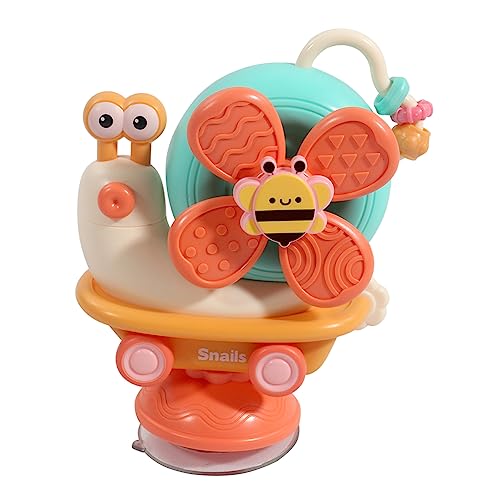 BIOSA Baby Saugnapf Spielzeug Schnecke Windmühle Form Spaß Drehbarer Hochstuhl Saugnapf Spielzeug Abnehmbares Montessori Lernspielzeug Multifunktionales Säuglingsbadespielzeug for Babys ab BIOSA Baby Saugnapf Spielzeug Schnecke Windmühle Form Spaß Drehbarer Hochstuhl Saugnapf Spielzeug Abnehmbares Montessori Lernspielzeug Multifunktionales Säuglingsbadespielzeug for Babys ab von BIOSA