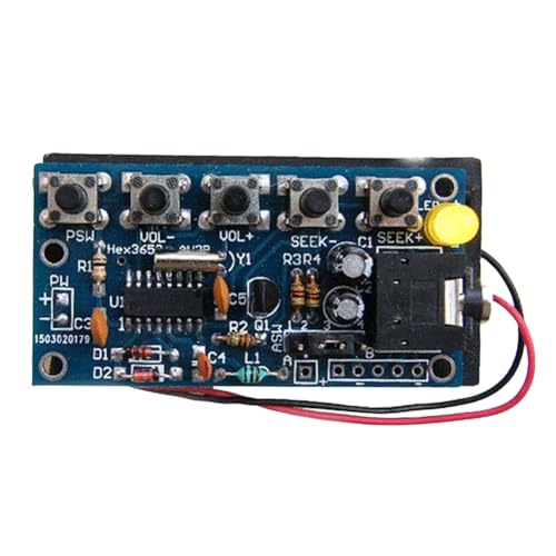 BIOSA DIY Electronic Kits PCB Wireless Stereo FM Radio Receiver Modul 76MHz-108MHz Wireless FM Radio Kit BIOSA DIY Electronic Kits PCB Wireless Stereo FM Radio Receiver Modul 76MHz-108MHz Wireless FM Radio Kit von BIOSA