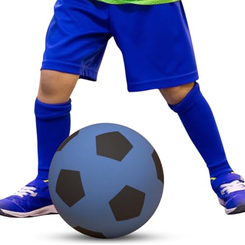 BIOSA Kinder-Softball-Fußball, Schaumstoffbälle for Kinder, leiser Fußball for den Innenbereich, geräuscharmer Kinderfußball, Kleinkind-Fußball for Kinder, Jungen und Mädchen von BIOSA