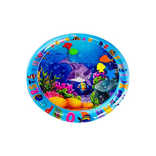 BIOSA Meerestier-Wassermatte, doppelseitig, Baby-Wassermatte, faltbar, aufblasbare Wassermatte for Säuglinge und Kleinkinder for Aktivitäten von BIOSA