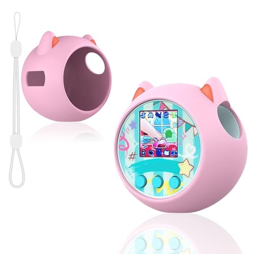 BIOSA Silikon Schutzhülle for Punirunes Interaktives digitales Spielzeug Schützende Hauthülle Fallschutz Soft Skin Cover mit Lanyard for Punirunes Virtual Electronic Pets Zubehör von BIOSA