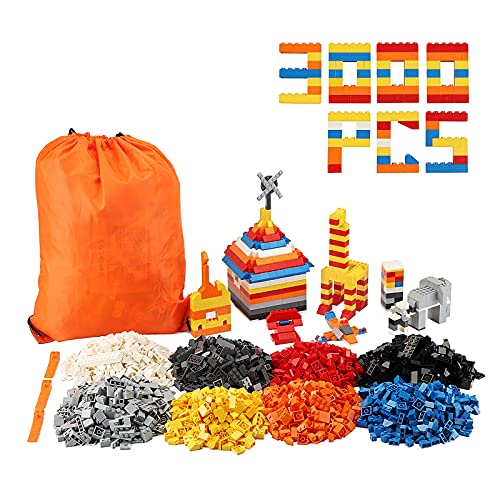 BIOZEA Klassische Bausteine 3000 teiliges Set Klassische Bausteine für Kinder kompatibel mit Allen großen Marken BIOZEA Klassische Bausteine 3000 teiliges Set Klassische Bausteine für Kinder kompatibel mit Allen großen Marken von LOONGON
