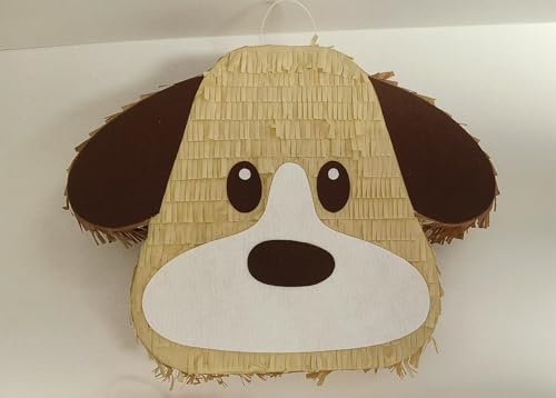 Birchio Hunde-Piniatas-Set mit Augenbinde und Fledermaus (41,5 x 32,6 x 10,2 cm), perfekt für Kindergeburtstage, mexikanische Themenpartys, Dekorationen von BIRCHIO
