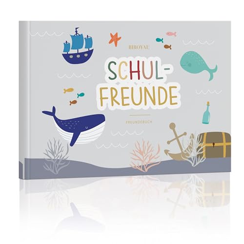 BIROYAL Freundebuch für Kindergarten, Grundschule |Ozean Freundebuch für Junge und Mädchen |21 * 14 cm Hardcover mit 120 Seiten zum Ausfüllen für Deine Freunde BIROYAL Freundebuch für Kindergarten, Grundschule |Ozean Freundebuch für Junge und Mädchen |21 * 14 cm Hardcover mit 120 Seiten zum Ausfüllen für Deine Freunde von BIROYAL
