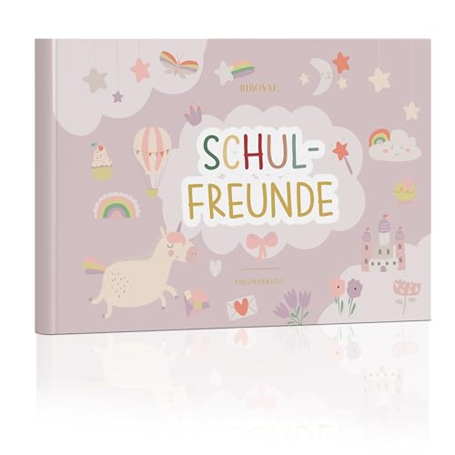 BIROYAL Freundebuch für Kindergarten, Grundschule |Einhorn Freundebuch für Junge und Mädchen |21 * 14 cm Hardcover mit 120 Seiten zum Ausfüllen für Deine Freunde BIROYAL Freundebuch für Kindergarten, Grundschule |Einhorn Freundebuch für Junge und Mädchen |21 * 14 cm Hardcover mit 120 Seiten zum Ausfüllen für Deine Freunde von BIROYAL