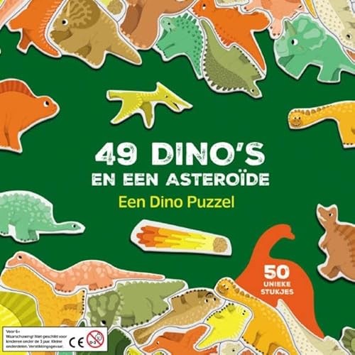 49 Dino's en EEN Asteroïde: EEN Dino Puzzel von BIS Publishers