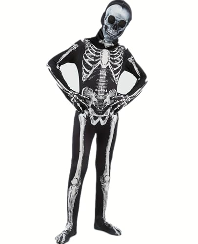 BITOYO Halloween Skelett Kostüm Kinder (M) von BITOYO