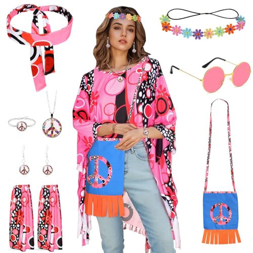 BITOYO Hippie Kostüm Damen (C) von BITOYO