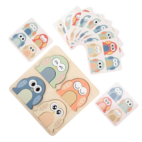 BIUDECO 1 Set Early Education Holzübereinstimmung Spiel Für Kinder Mit Tierformfarbe Kognitive Blöcke Zum Lernen Und Spielen Von Spaß Am Kinderspielzeug von BIUDECO