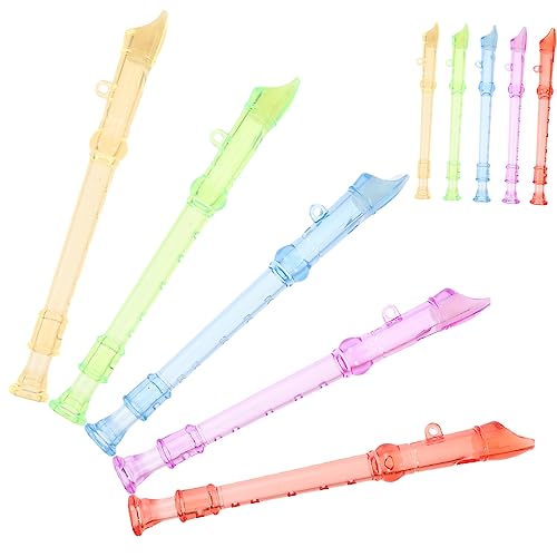 BIUDECO 10 STK. Teiliges Kunststoff Flöten für Mini Blockflöte Musikspielzeug Leicht Tragbar für Anfänger und Musikförderung bei Kindern Zufällige Farbe BIUDECO 10 STK. Teiliges Kunststoff Flöten für Mini Blockflöte Musikspielzeug Leicht Tragbar für Anfänger und Musikförderung bei Kindern Zufällige Farbe von BIUDECO