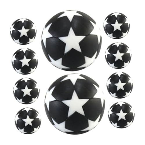 BIUDECO 10 Stück Ersatzbälle für Tischfußball Schwarz und Weiß Sportspielzeuge für Zuhause und Interaktive Familienunterhaltung BIUDECO 10 Stück Ersatzbälle für Tischfußball Schwarz und Weiß Sportspielzeuge für Zuhause und Interaktive Familienunterhaltung von BIUDECO