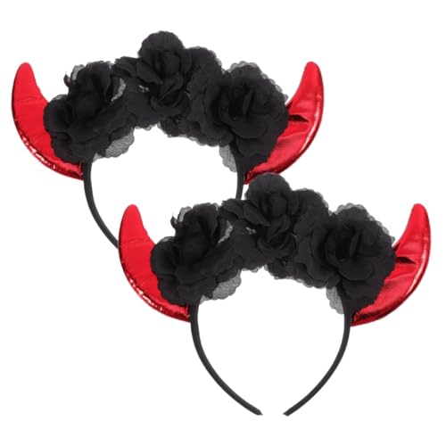 BIUDECO 2 Stück Halloween Teufelshörner Haarreif Verspieltes Kostümzubehör für Halloween Flexible Einzigartiges Design für Partys aus Bequemen Materialien Gefertigt BIUDECO 2 Stück Halloween Teufelshörner Haarreif Verspieltes Kostümzubehör für Halloween Flexible Einzigartiges Design für Partys aus Bequemen Materialien Gefertigt von BIUDECO