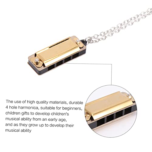 BIUDECO 2 Stück Mundharmonika Doppelte Reihe Töne Musikinstrument für für Anfänger Rot Gold BIUDECO 2 Stück Mundharmonika Doppelte Reihe Töne Musikinstrument für für Anfänger Rot Gold von BIUDECO