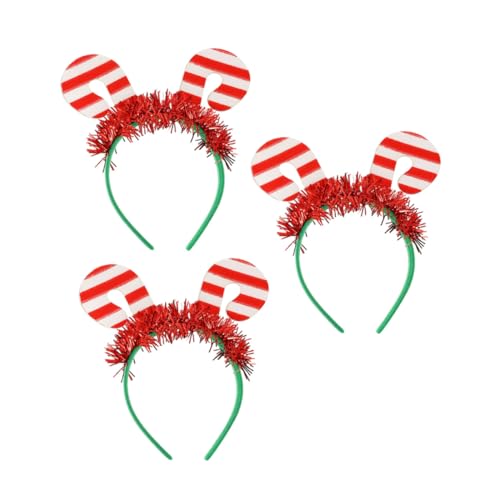 BIUDECO 3 Stück Teiliges Weihnachts Haarband aus Sicherem Material Festliches Party Haarschmuck für Mädchen und Kreative Zuckerstangen Deko für Fotoaufnahmen und Familienfeiern BIUDECO 3 Stück Teiliges Weihnachts Haarband aus Sicherem Material Festliches Party Haarschmuck für Mädchen und Kreative Zuckerstangen Deko für Fotoaufnahmen und Familienfeiern von BIUDECO