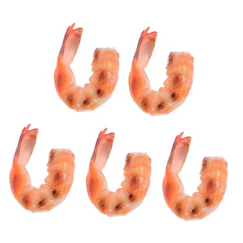 BIUDECO 5 Stück Simulierte Fischprops Simulationsfutterspielzeug Simulation gekochtes Garnelen -Lebensmittelmodell Lebensmittelspielzeugsimulation Spielzeuggarnelen Faux-Food-dekor PVC BIUDECO 5 Stück Simulierte Fischprops Simulationsfutterspielzeug Simulation gekochtes Garnelen -Lebensmittelmodell Lebensmittelspielzeugsimulation Spielzeuggarnelen Faux-Food-dekor PVC von BIUDECO