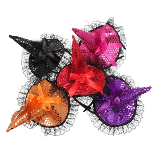 BIUDECO 5 Stück Teiliges Halloween Pailletten Hexen Haarband Buntes Chic Witch Hairband für Erwachsene Kreativer Party Haarschmuck Auffälliges Halloween Kostüm Zubehör Festtagsdekoration BIUDECO 5 Stück Teiliges Halloween Pailletten Hexen Haarband Buntes Chic Witch Hairband für Erwachsene Kreativer Party Haarschmuck Auffälliges Halloween Kostüm Zubehör Festtagsdekoration von BIUDECO