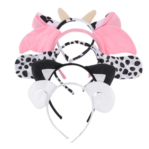 BIUDECO 5 Stück Teiliges Stirnband mit Plüsch Tierohren Weiche Haarreifen für Halloween Kostüm Party Karneval und Cosplay Niedliche Tierkopfschmuck Dekoration BIUDECO 5 Stück Teiliges Stirnband mit Plüsch Tierohren Weiche Haarreifen für Halloween Kostüm Party Karneval und Cosplay Niedliche Tierkopfschmuck Dekoration von BIUDECO