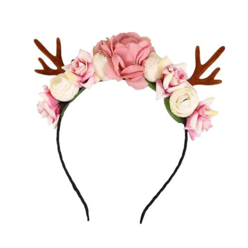 BIUDECO Elchstadband Stirnband Geweih Weihnachtshaarreifen Kleinkind Mädchen Haarband Weihnachtsstirnbänder Für Weihnachten Haarzubehör Feiertagskopfbedeckung BIUDECO Elchstadband Stirnband Geweih Weihnachtshaarreifen Kleinkind Mädchen Haarband Weihnachtsstirnbänder Für Weihnachten Haarzubehör Feiertagskopfbedeckung von BIUDECO