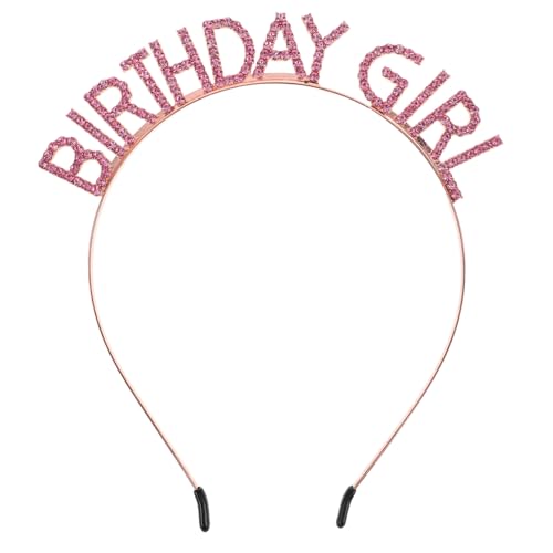 BIUDECO Geburtstagskrone für Kleine Mädchen Rosa Tiara mit Funkelnden Strasssteinen Leichtes Stirnband für Kinderpartys Hochzeiten und Festliche Anlässe Komfortables Haarschmuckaccessoire BIUDECO Geburtstagskrone für Kleine Mädchen Rosa Tiara mit Funkelnden Strasssteinen Leichtes Stirnband für Kinderpartys Hochzeiten und Festliche Anlässe Komfortables Haarschmuckaccessoire von BIUDECO
