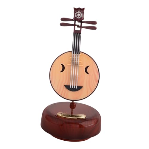 BIUDECO Hölzerne Spieluhr, Rotierendes Musikinstrumentenmodell, Retro-spieluhr, Geeignet Für Musikliebhaber Für Zu Hause, Einzigartiges Für Musikbegeisterte BIUDECO Hölzerne Spieluhr, Rotierendes Musikinstrumentenmodell, Retro-spieluhr, Geeignet Für Musikliebhaber Für Zu Hause, Einzigartiges Für Musikbegeisterte von BIUDECO