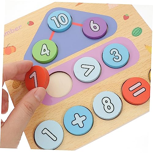 BIUDECO Holzlernspielzeug Zahlen und Uhrzeit Lernbrett für Montessori Zeitverständnis Puzzle Kognitives zur Frühkindlichen für Vorschule BIUDECO Holzlernspielzeug Zahlen und Uhrzeit Lernbrett für Montessori Zeitverständnis Puzzle Kognitives zur Frühkindlichen für Vorschule von BIUDECO